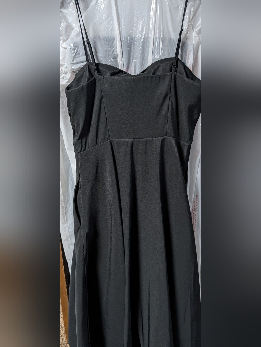 a new day Black Bow-Accent Evening Semi-Formal Dress Size 8 - Picture 2 of 4